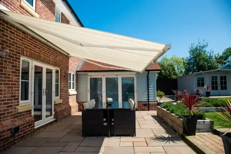 Compare porch shade solutions architectural performance and material durability